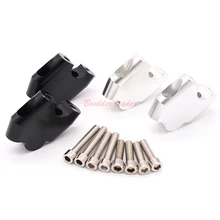 2шт 7/" 22 мм Мотоцикл с ЧПУ алюминиевый руль стоячий зажим Крепление конус для Triumph KTM Honda Yamaha Suzuki Kawasaki