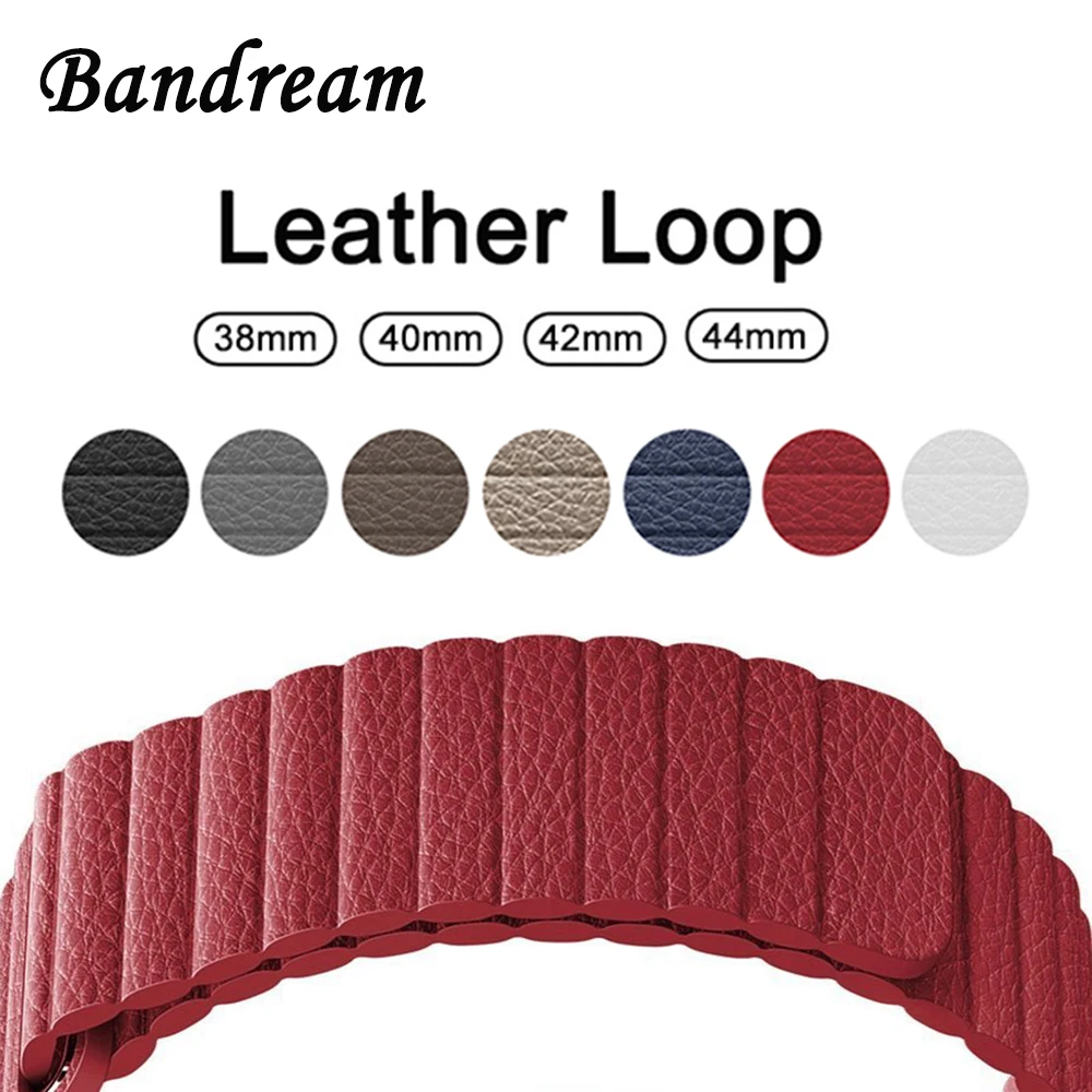 Meilleur En cuir Boucle Bracelet 11 pour Apple iWatch Montre 38mm 40mm 42mm 44mm Série 1 2 3 4 Sport Bande Aimant Courroie de Poignet Bracelet