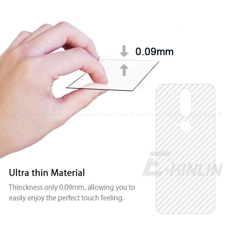3D углеродное волокно задняя крышка протектор экрана для Nokia 7,2 6,2 4,2 3,2 2,2 3,1 Plus Наклейка защитная пленка не закаленное стекло