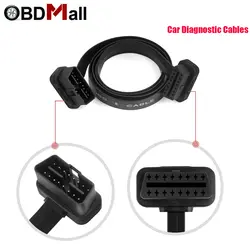 OBD 2 кабель для 16 Pin OBD2 OBD 2 Женский инструмент диагностики авто сканер Code Reader адаптер 60 см автомобиля OBD2 Диагностический Кабель-адаптер