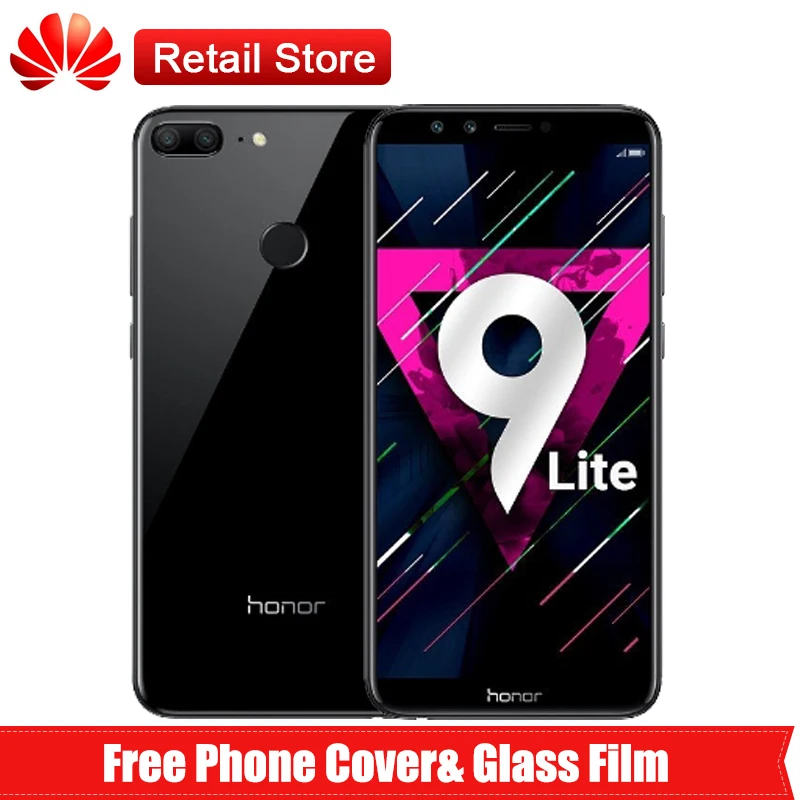 Глобальная версия huawei Honor 9 Lite 5,65 "полный вид Экран 2160*1080 Android 8,0 смартфон Octa Core 4 камеры 13MP LTE телефон Глобальная версия huawei Honor 9 Lite 5,65 "полный вид Экран 2160*1080 Android 8,0 смартфон Octa Core 4 камеры 13MP LTE телефон