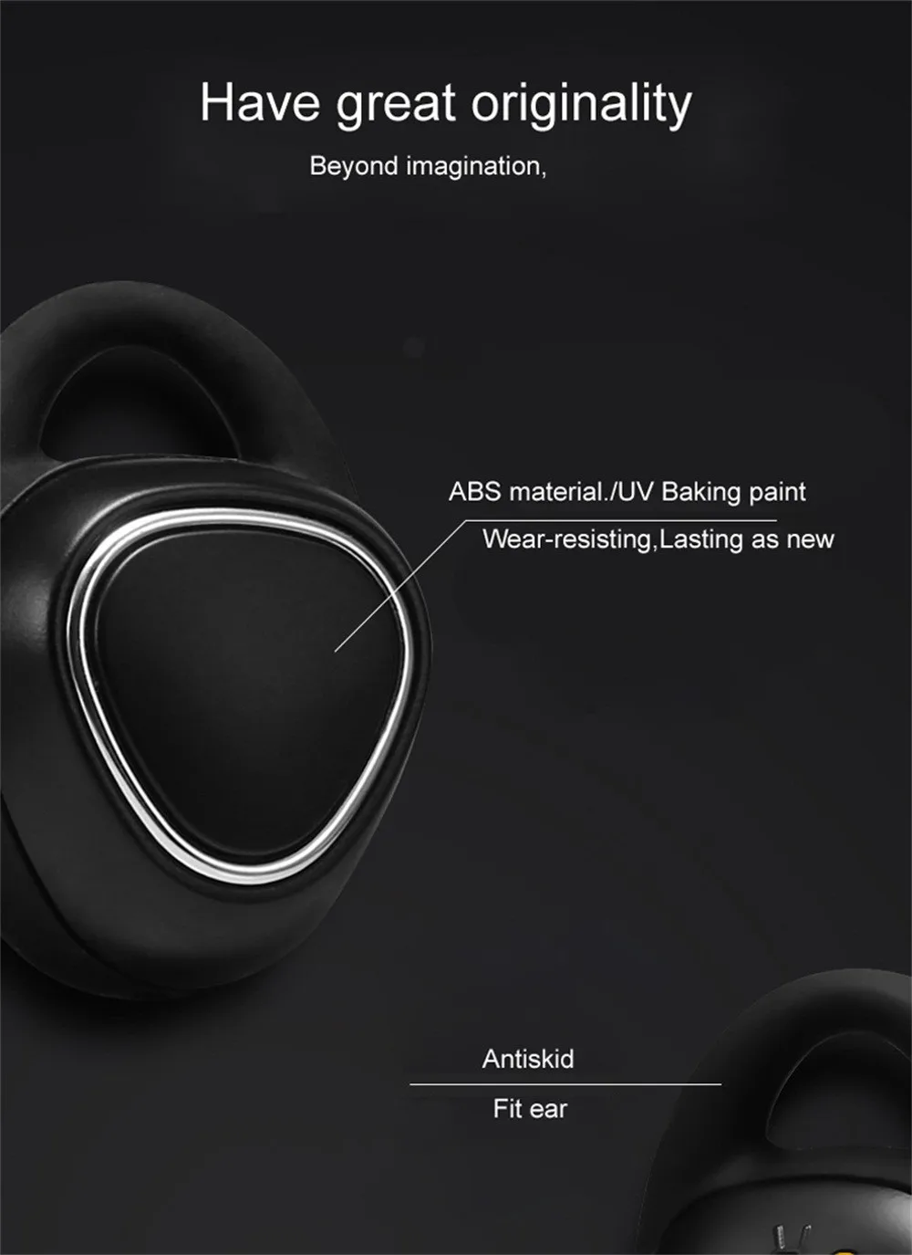 Спортивные наушники вкладыши беспроводные без шнура для Samsung Gear iConX SM R140