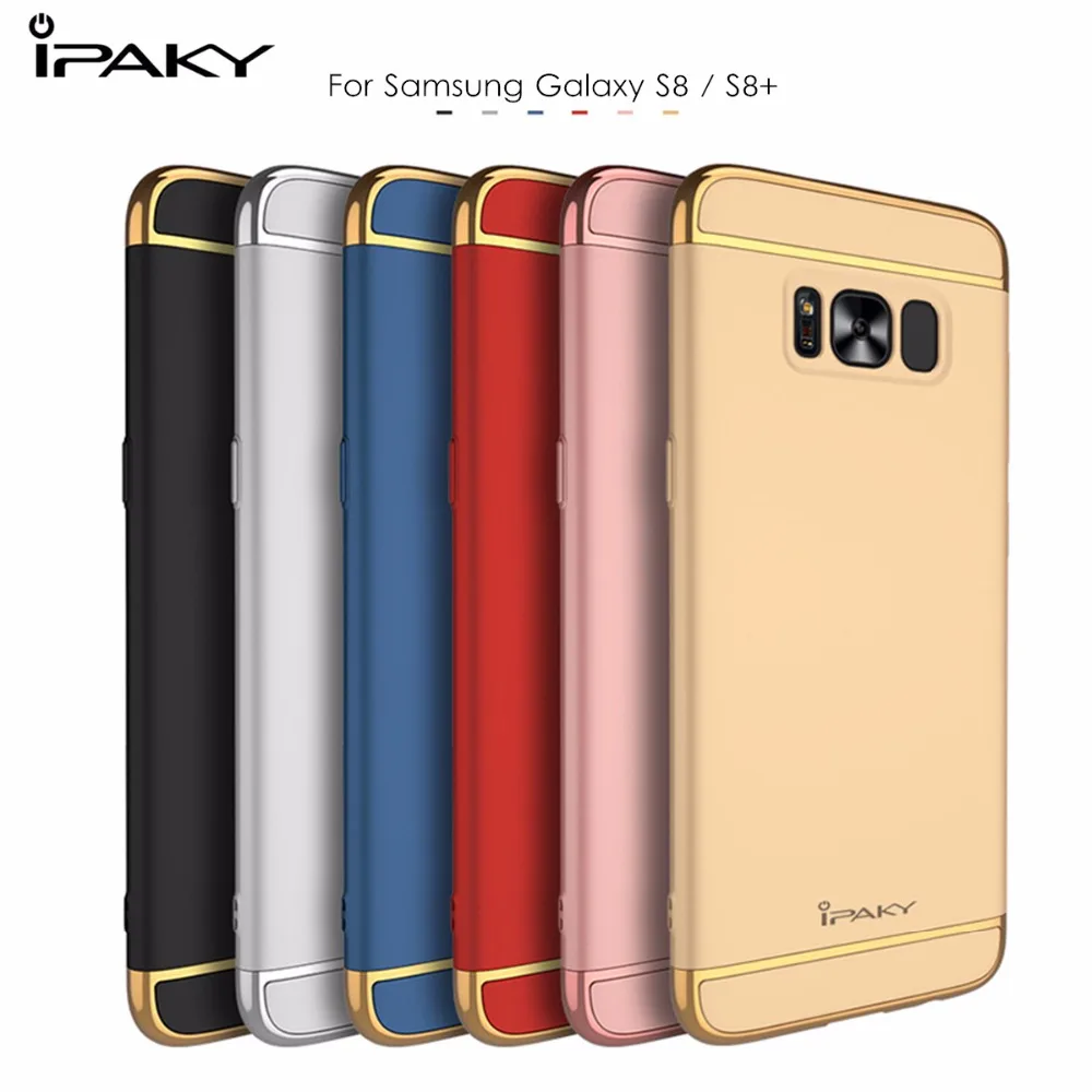 Cover for Samsung Galaxy S8 Plus Case iPaky Hard PC Plastic Metal Frame S8+ Shockproof Protective Shield |