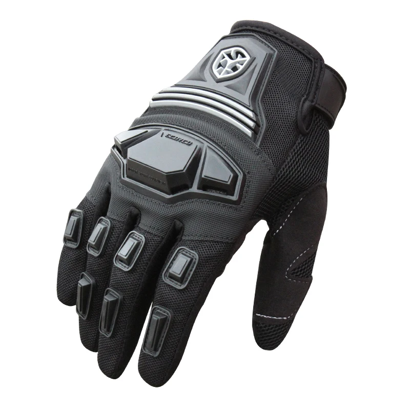 

Scoyco MC24 Gloves Motorcycle Full Finger Scooter Protective Rubber Shell Racing Motorbike guantes luvas para moto motociclista
