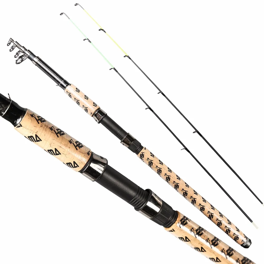 2.7M Russian Style Fishing Rod 5+2 Sections Caron Telescopic Rod