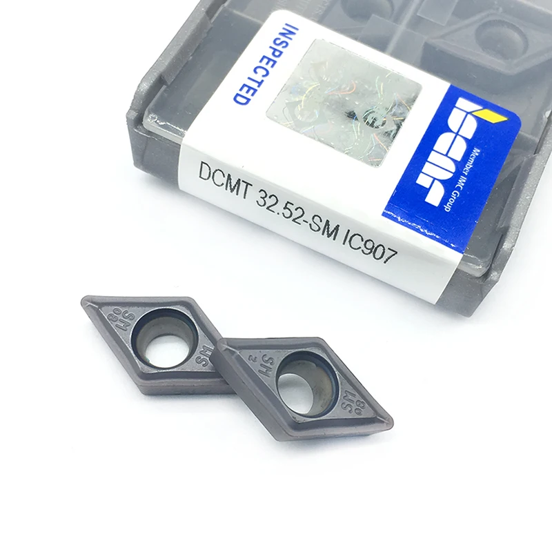 

10PCS DCMT11T308 SM IC907 Internal Turning Tool dcmt 11t308 Carbide insert Lathe cutter Tool turning insert