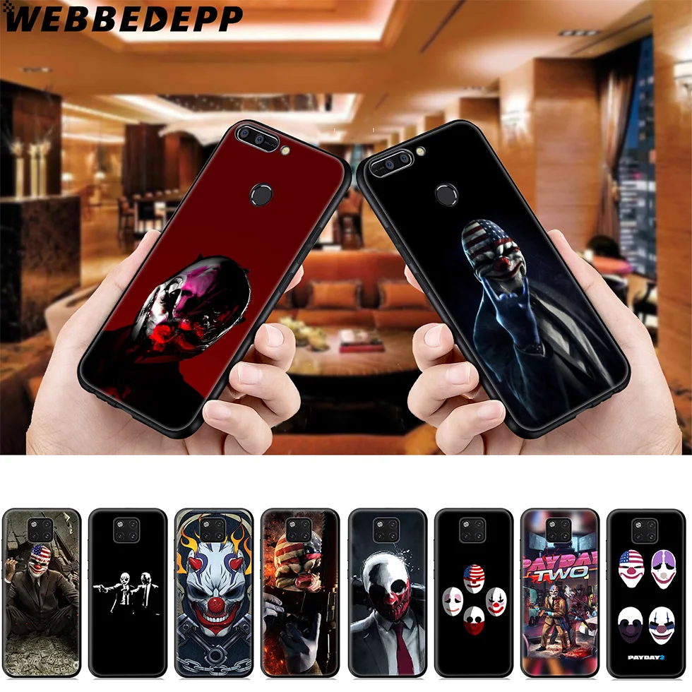 WEBBEDEPP мягкий чехол для Huawei Mate Honor 20 6A 7A 7C 7X 8 9 9X 10 View Lite Pro 30 |