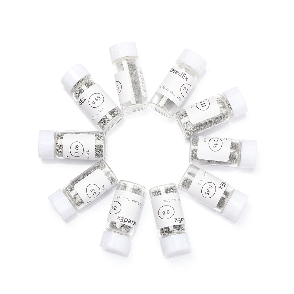 

1Bottle BGA Rework Repair Tool BGA Reballing Balls(0.2 0.25 0.3 0.35 0.4 0.45 0.5 0.55 0.6 0.65 0.76 )BGA Solder Ball leaded