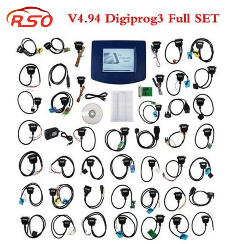 

Top quality Digiprog3 Odometer Master Programmer V4.94 Entire Kit Digiprog iii Mileage Programmer unit/full with all cables