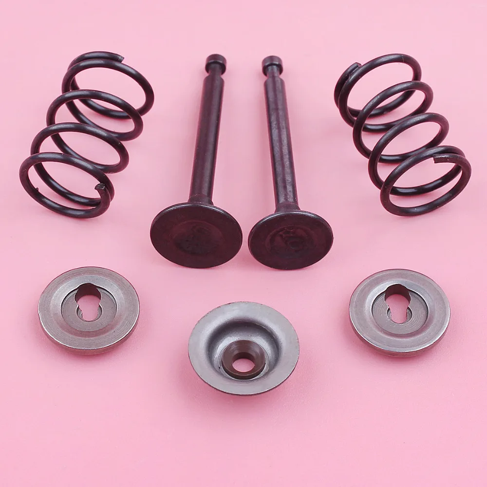 Intake Exhaust Valve Spring Retainer Stem Seal Set Kit For Honda GX25 HHT25S GX 25 Trimmer Brush Cutter Engine Part