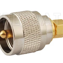 Superbat 5 шт. SMA-UHF адаптер SMA Штекер для УВЧ Штекер, прямой РФ Коаксиальный Разъем