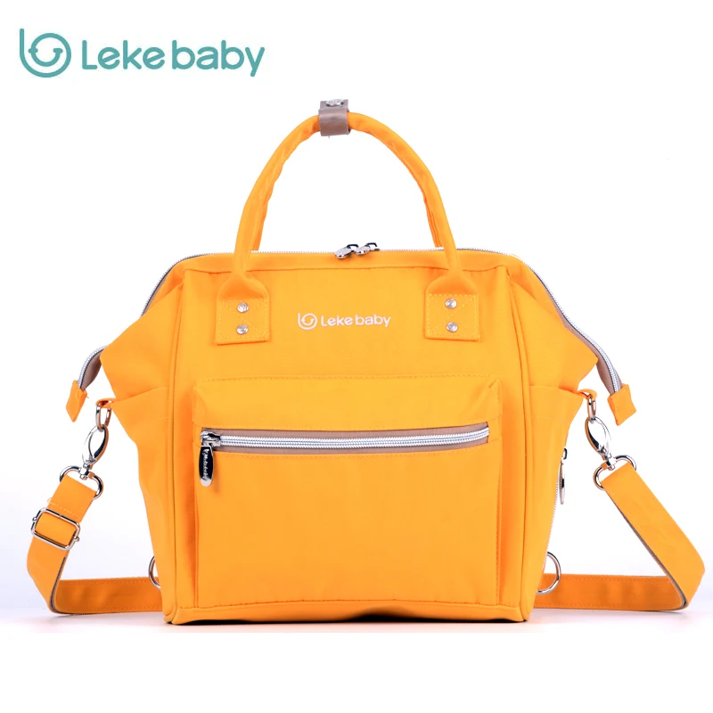 

LEKEBABY Multifunction Diaper Bag Travel Maternity Backpack handbag Mother Care Nappy Hobos Baby Stroller Bags For Mom yellow