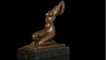

Art Deco Sculpture Nude Woman Naked Girl Bronze Statue