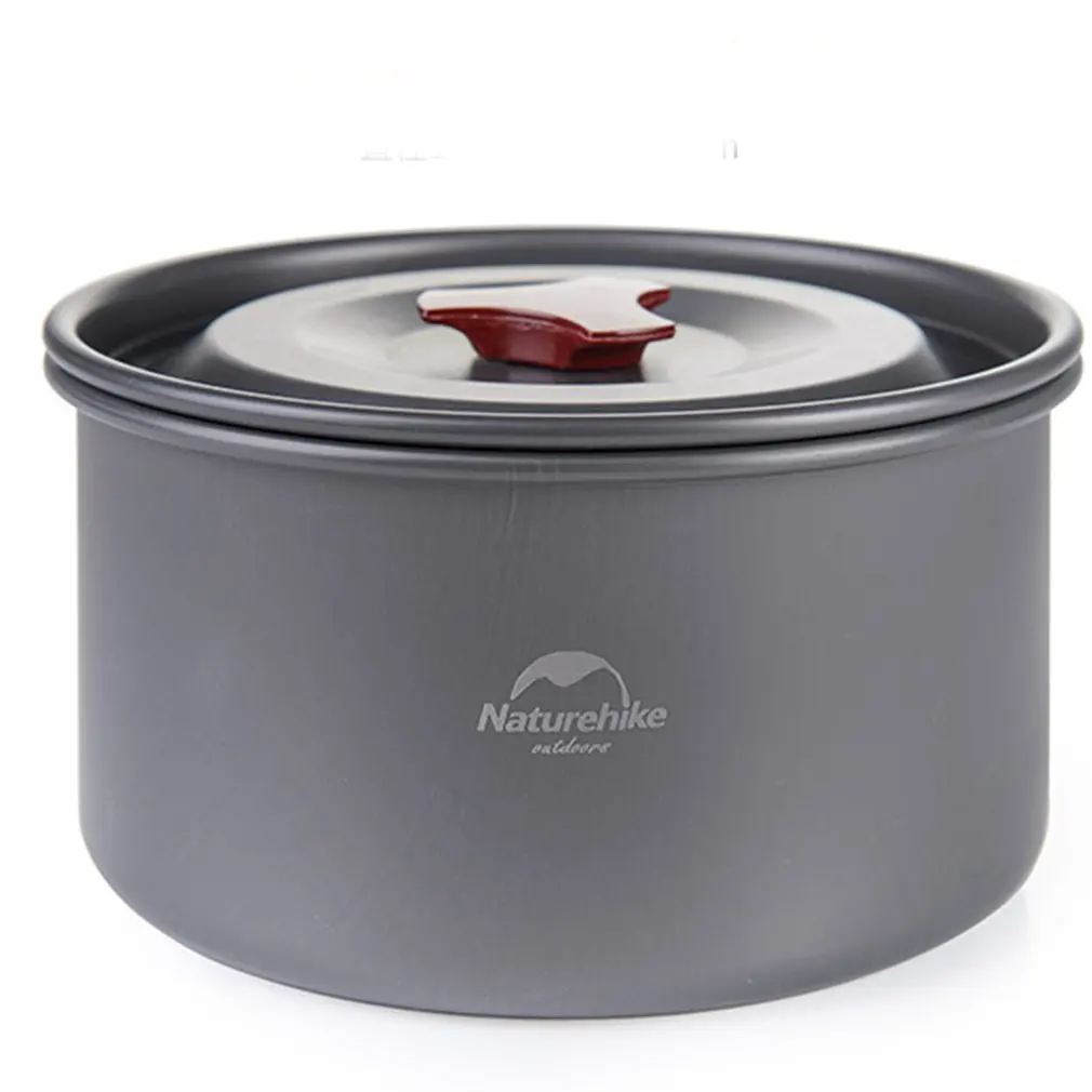 

NH15T203-G Outdoor Camping Pot Cooker Portable Combination Set Pot Tableware 2-3 People