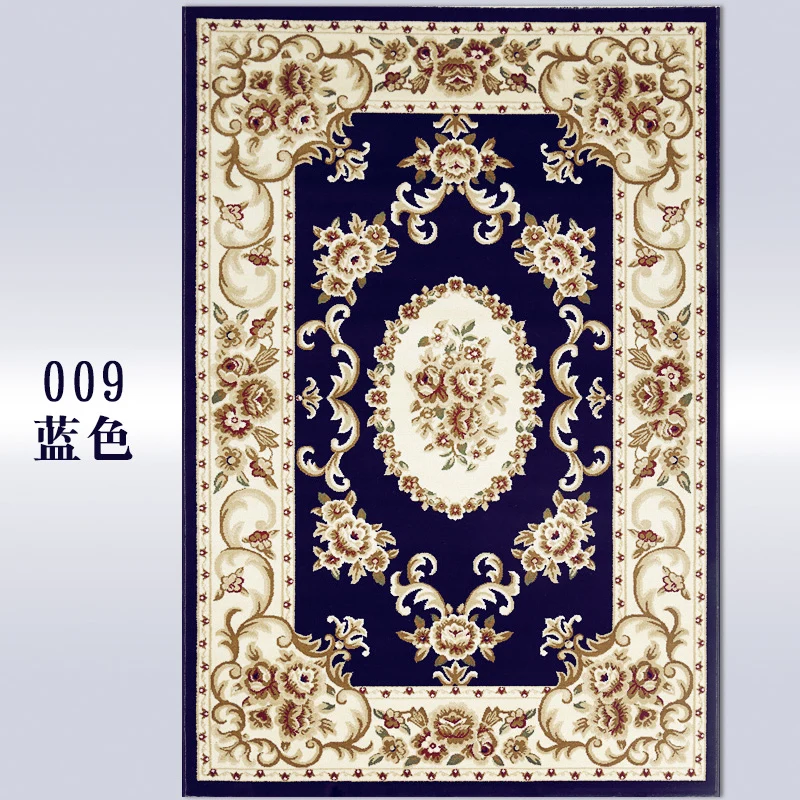 Современные европейские ковры для гостиной, мягкие коврики и ковры для спальни, домашний декор, журнальный столик/коврик для дивана, коврик для Кабинета - Цвет: 009 Blue