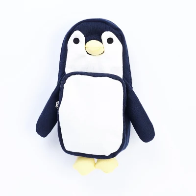 3 Хлопковая Сумка-карандаш Kawaii в Корейском стиле, вместительный чехол на молнии для ручек, органайзер для канцелярских принадлежностей, косметичка с милым животным дизайном - Цвет: 3