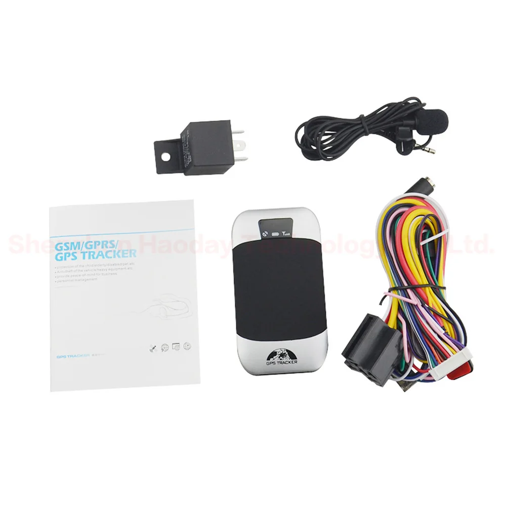 

7pcs (LBS) + GPS locator TK303H/GPS303H ACC / shock alarm Auto Car GPS Tracker TK303H For Vehicle Motorcycle and Private Car