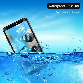 

100pcs/lot for Samsung Galaxy Note 8 Diving Underwater Original RedPepper Dot Series Waterproof Case PC + TPU Armor Cover