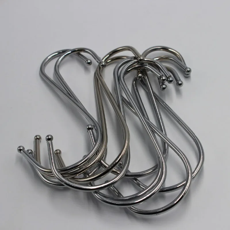 8Pcs 4.5" inch Stainless Steel Metal "L" Shape Type Hooks Hangers foy