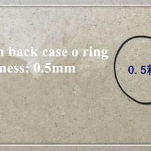 Высокое качество, 20 шт, толщина 0,5 мм, уплотнительное кольцо для часов, выберите размер 22-40 мм, чехол для ремонта часов