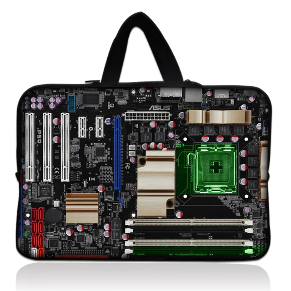 

13.3" 13" Circuit Board Laptop Sleeve Zipper Soft Notebook Bag Case For Macbook Air/Pro 13.3 inch For HP Dell XPS ACER IBM #