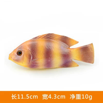 050 имитация рыбы модель поддельная рыба saury turbot большая рыба трава карп - Цвет: 010