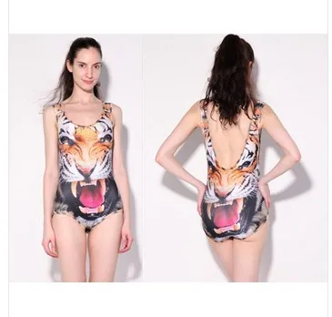tiger swimming costume