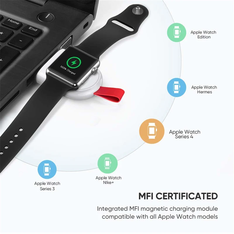 5 Wireless Charger for Apple Watch 4 Charger