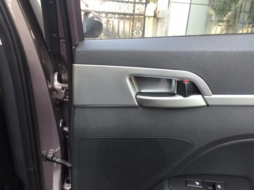 Авто интерьерная дверная ручка накладка наклейка для Elantra, тип B, авто аксессуары