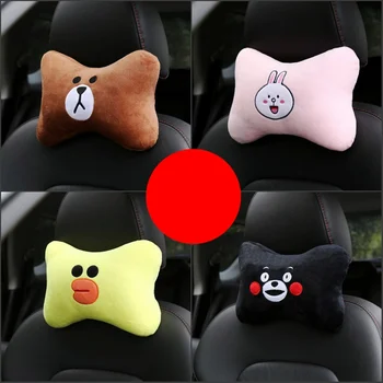 

Universal Cute Car Neck Rest Headrest Cushion Pillow Auto Safety Car Neck Cushion Support Pillows Car Interior Accessories