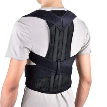 Back Posture Corrector Shoulder Lumbar Brace Spine Support Belt Adjustable Corset Posture Correction Belt Scrub Bodys Treatment