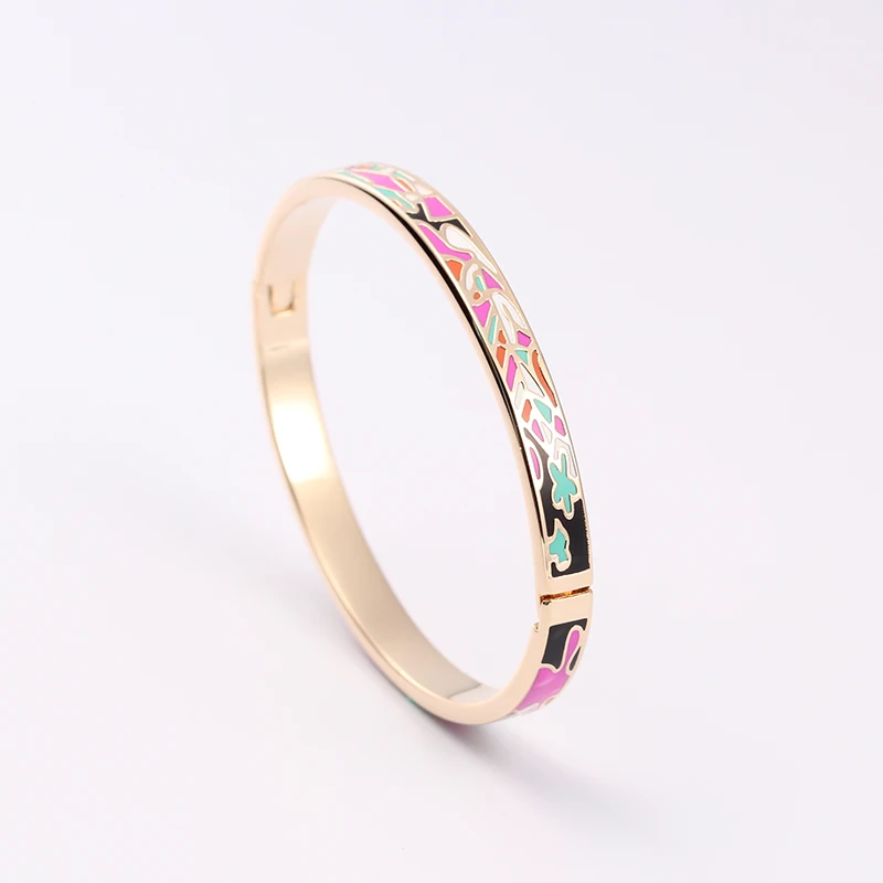 Goede R X Bijoux Femme Fijne Regalos Detalles Boda Vrouwen Sieraden Rvs Bangle Armband Enamel Bangles Esmaltes