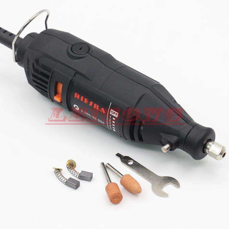 

Riesba 180F 180W Dremel Style Electric Rotary Tool Variable Speed Mini Drill Sculpture Grinding