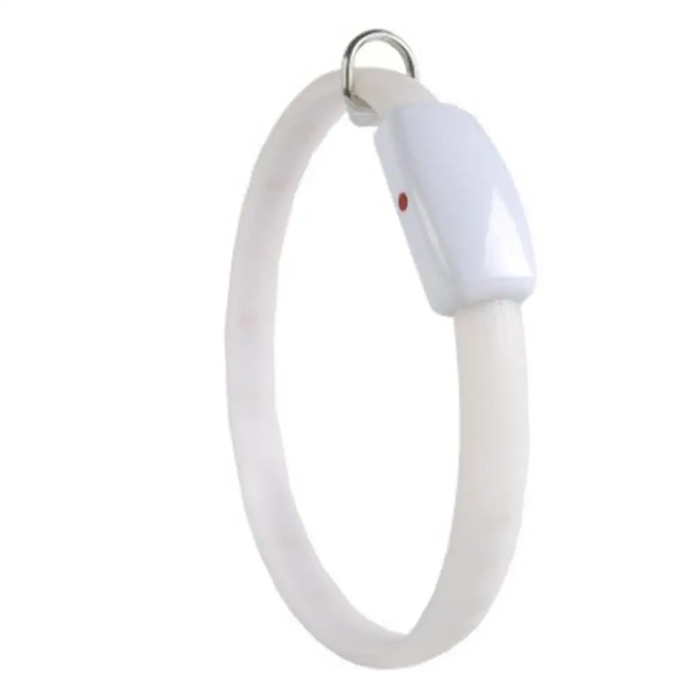 

Pet Dog Collar Colorful Multifunctional USB Rechargeable Lighting Collar Night Luminous Adjustable Collar for Small Medium Large