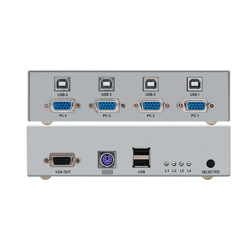 

DT-7017 KVM Switch 4 Cut 1KVM HD Switcher Four Cut One KVM/VGA Switcher