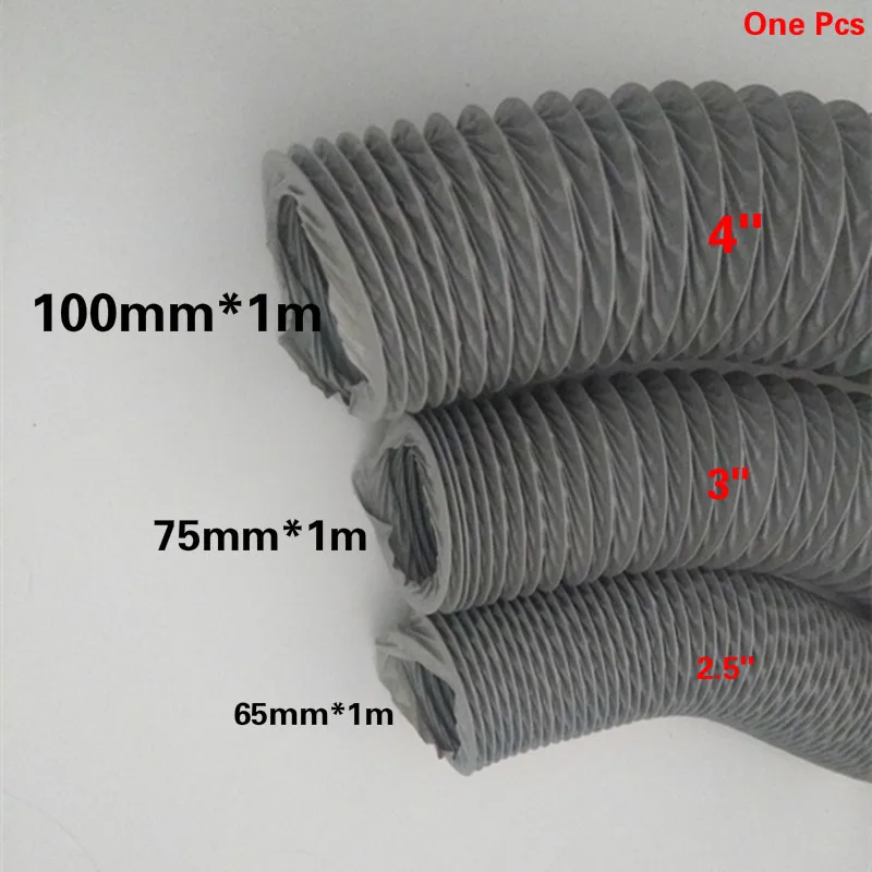 2," 3" "* 1 метр пневматический компонент нейлон ПВХ гибкая труба выхлопная труба вытяжной шкаф для сборочной линии удаление пыли дыма