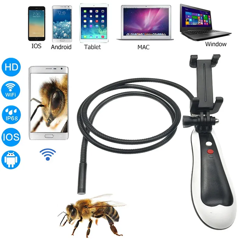 8mm Handheld Wireless Wifi Endoscope Inspect Camera With Waterproof Cable Snake Tube Pipe Borescope XXM8 8mm Handheld Wireless Wifi Endoscope Inspect Camera With Waterproof Cable Snake Tube Pipe Borescope XXM8