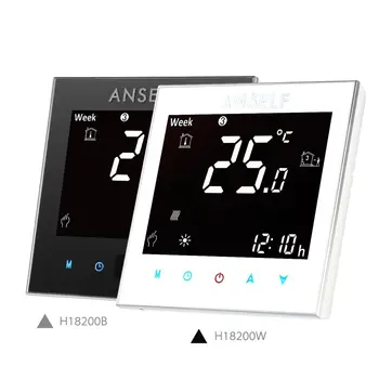 

3A Water Heating Thermostat with Touch Screen LCD Display 7-Day Programmable Room Temperature Controller Home Improvement