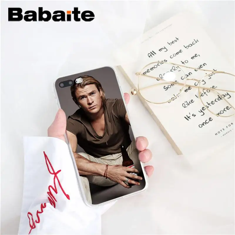 Babaite Chris Hemsworth Мстители Тор ТПУ черный чехол для телефона чехол для iPhone 6S 6plus 7plus 8 8Plus X Xs MAX 5 5S XR 10 - Цвет: A16