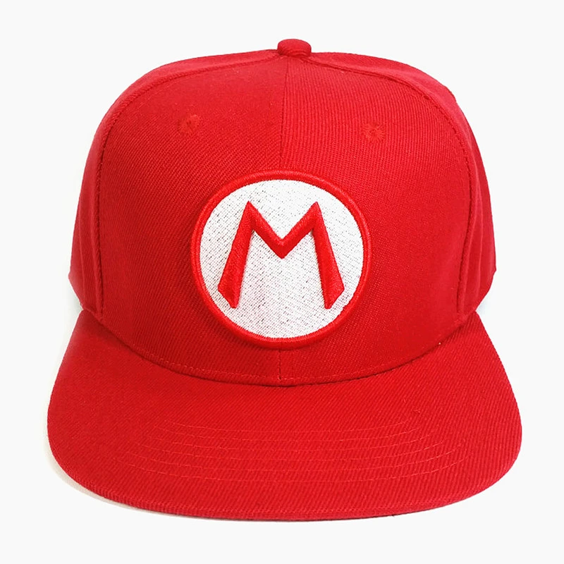 Игра Super Mario Bros хип-хоп кепка s для мужчин и женщин Модная хлопковая бейсболка шапка-бейсболка Дальнобойщик солнцезащитный козырек Регулируемая вышивка шляпы для гольфа