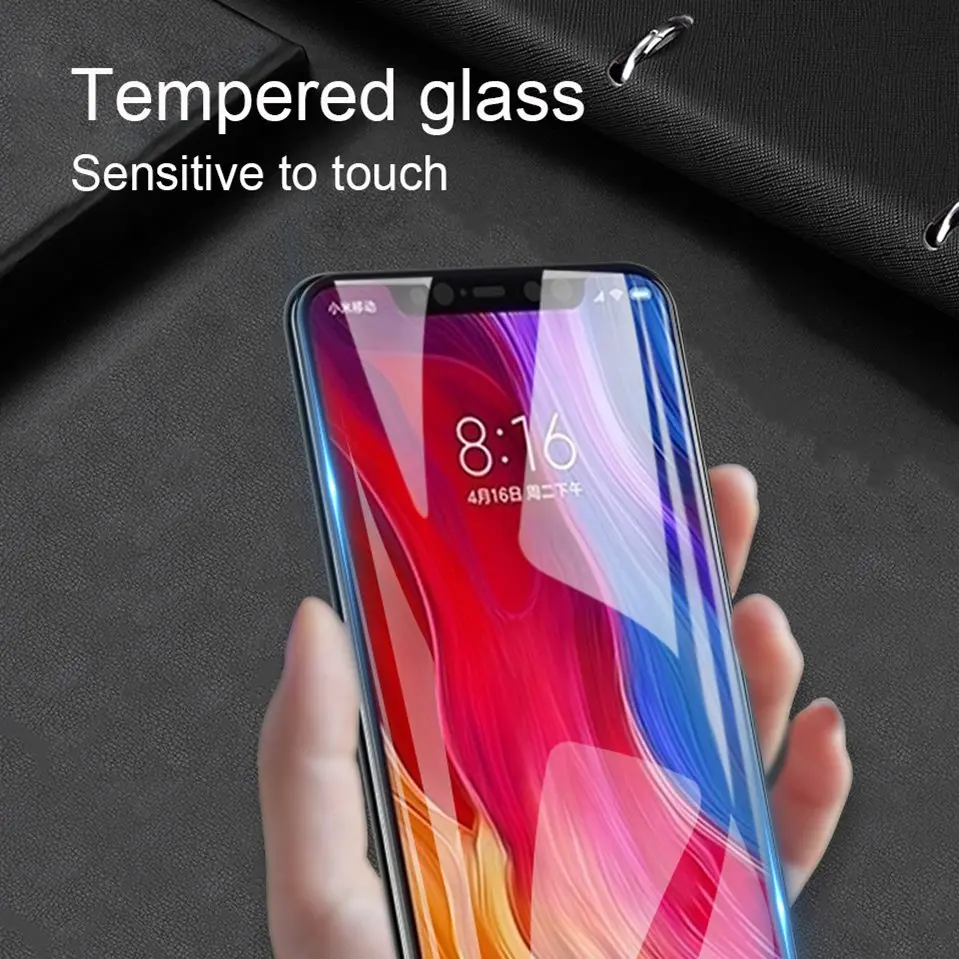 WHAY 5D Tempered Glass For Xiaomi Mi 8 Lite Full Cover Mi8 Lite Protective Glass For Xaomi Xiomi Mi 8 Lite Screen Protector Film 3D (10)