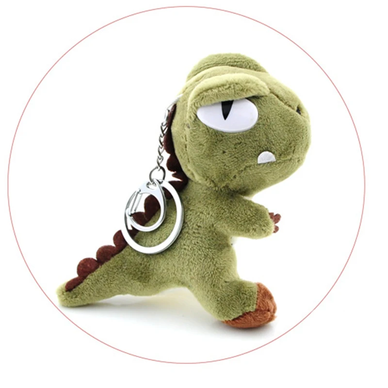4 Colors keychain Pendant Plush Toy Gift Doll 1pc Super Kawaii Little 10CM Dinosaur Toys Dragon Figure Stuffed |