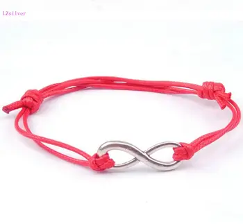 

60pcs Infinity Wax rope DIY Weave Bracelets Wholesale SHL963