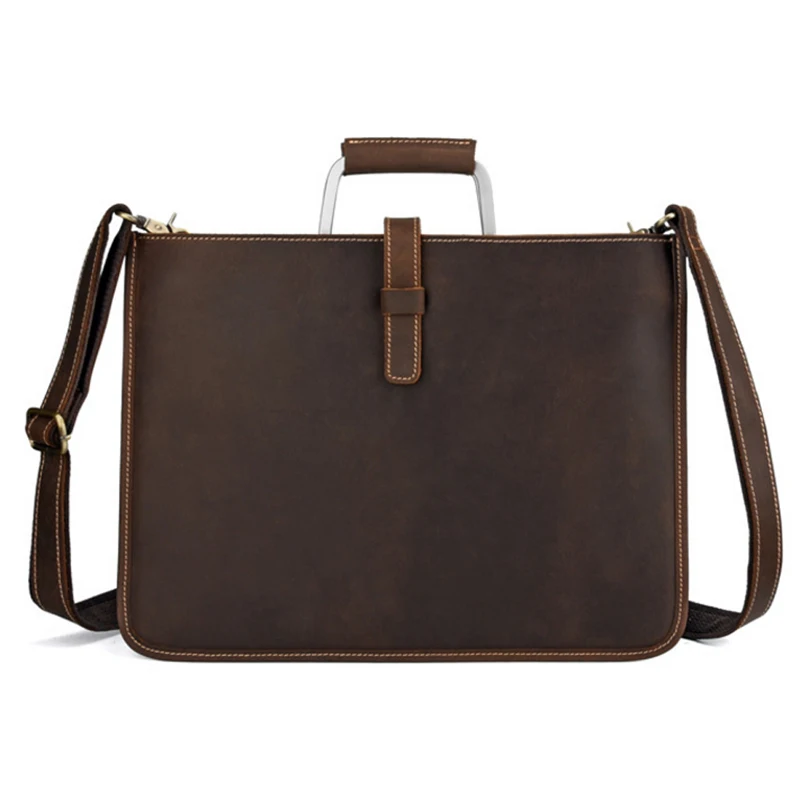 Men Vintage Genuine Leather Cowhide High Quality Handbag Briefcase Business Messenger Shoulder Bag Fashion Casual handbags Men Vintage Genuine Leather Cowhide High Quality Handbag Briefcase Business Messenger Shoulder Bag Fashion Casual handbags