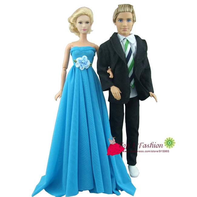 barbie and ken wedding doll set