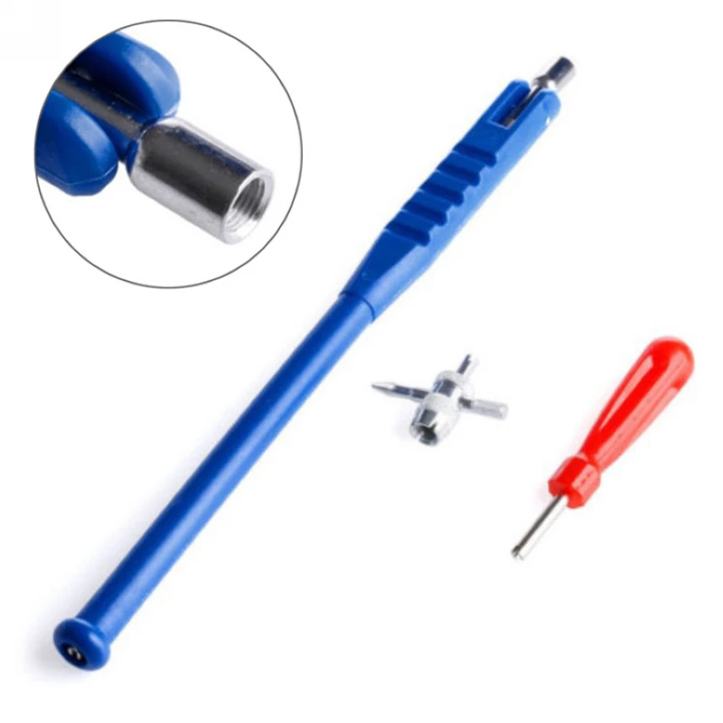 JX-LCLYL 1set Tire Valve Stem Core Puller Remover Installer Repair Tool Kit for Car
