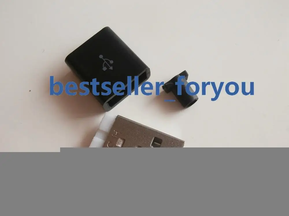 5X USB 3. 0 Type-A штекер 4-контактный переходник паяльный разъем черная крышка 3 шт. |