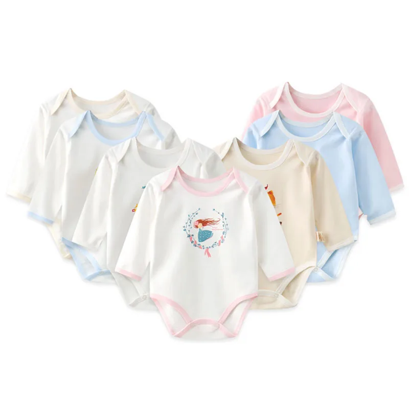 

Unisex Top Quality Baby Rompers Short Sleeve Cotton Envelope Collar 0-12M Novel Newborn Boys&Girls Roupas de bebe Baby Clothes