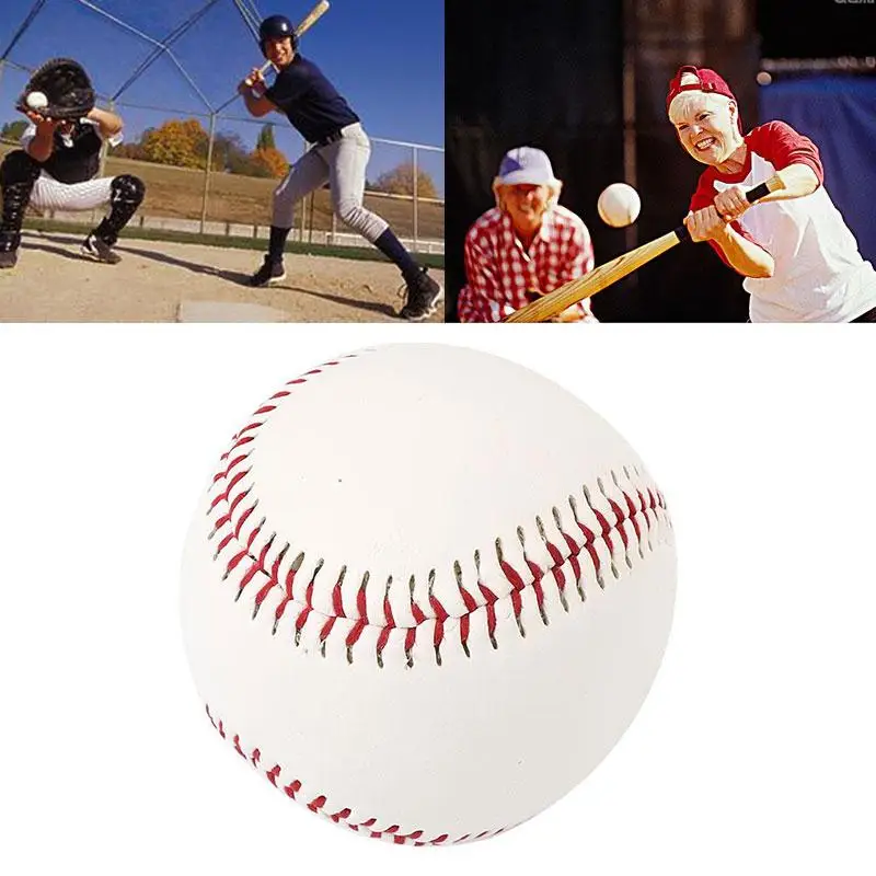 اليدوية البيسبول pvc العلوي المطاط الداخلي لينة كرات كرات التدريب ممارسة البيسبول الكرة اللينة البيسبول