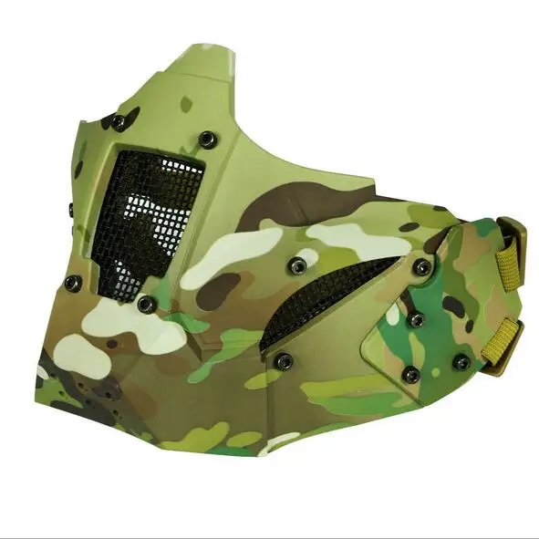 

WoSporT JAY Quick Module PDW MESH Face guard Tactical Half Face Face guard Fit AF Helmet Camouflage